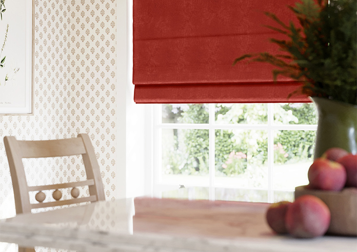 Faux Suede, Brick - Roman Blind - Image 5